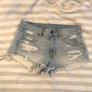 EUC American Eagle High-Waisted Cut-Offs